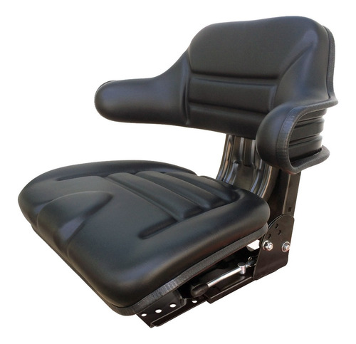 Butaca Para Tractor Universal Con Riñonera Negro