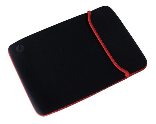 Capa Para Notebook Hp 14 Preto / Vermelho Dupla Face