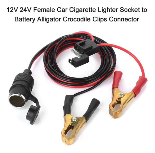 Conector De Enchufe De Coche 12v 24v Hembra Encendedor De Ci