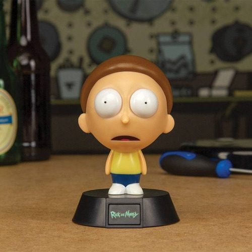 Imagen 4 de 5 de Lámpara De Mesa 3d Morty - Rick And Morty