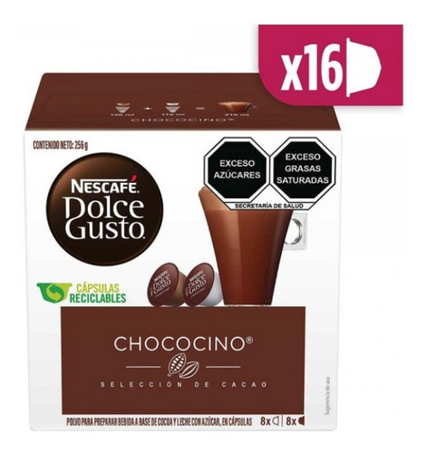 Imagen 6 de 10 de Nescafé Dolce Gusto 16 Cápsulas Sabor Chococino En Oferta!!!