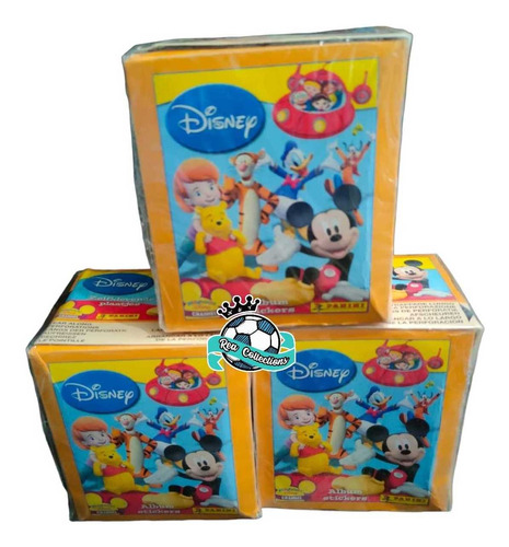 3 Cajas De 50 Sobres De Álbum Disney Chanel Playhouse Panini