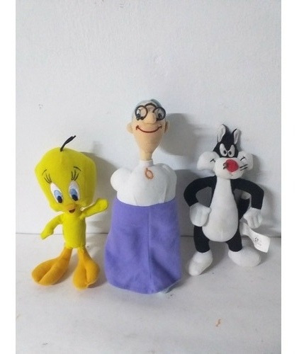 3 Peluches De Los Looney Tunes