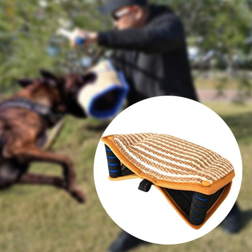 Almohada Antimordeduras Para Adiestramiento De Amarillo