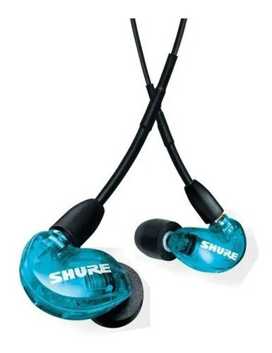 Fone De Ouvido Shure Se215spe Cor Azul Cor Da Luz Azul