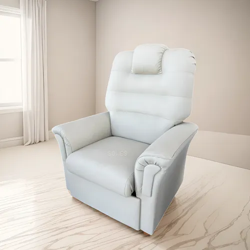Sillón Poltrona Relax Reclinable Tela Chenille Individual