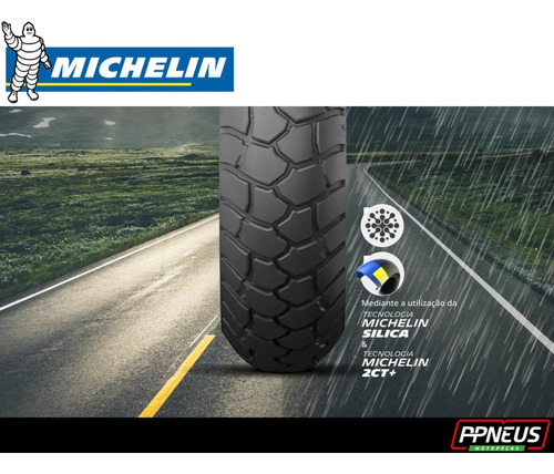 Pneu Moto 150/70b17 Tras Michelin Anakee Advent Sem Câmara