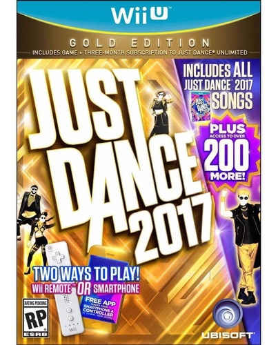 Just Dance 2017 Wii U Gold Edition