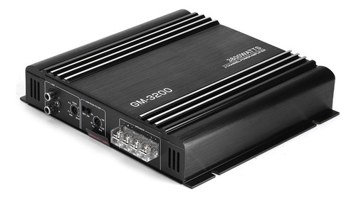 Amplificador Power Booster 3800w 2 Canais, 12 V, Alumínio
