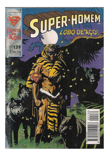 Hq Super-homem Nº 139 - O Selvagem De Aço