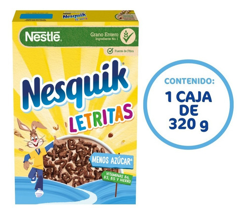 Cereal Nesquik Letritas 320g