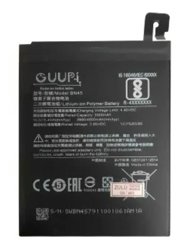 Bateria Pila Xiaomi Redmi Note 5 Bn45 Note 6pro Bn48