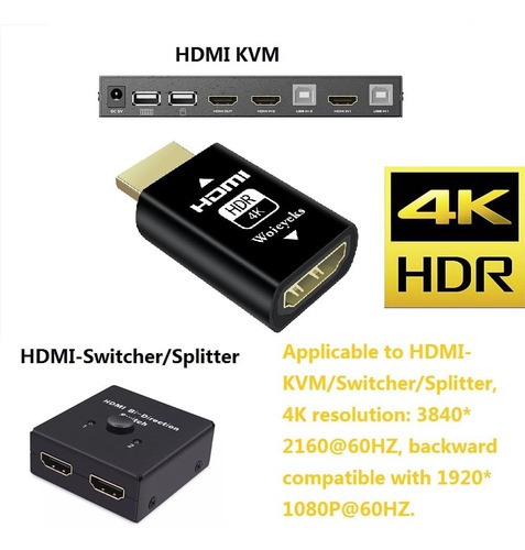 Edid 4k Hdr Hdmi 2.0, Monitor Pase Adapter