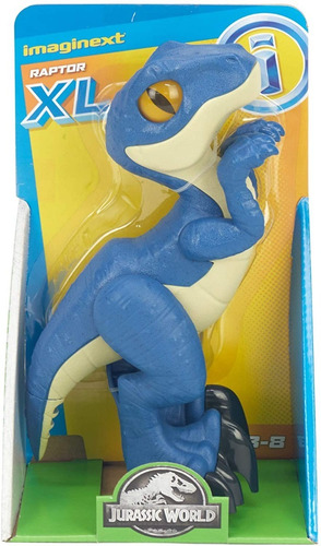 Imagen 4 de 6 de Dinosaurio Raptor Blue Xl Jurassic World Mattel