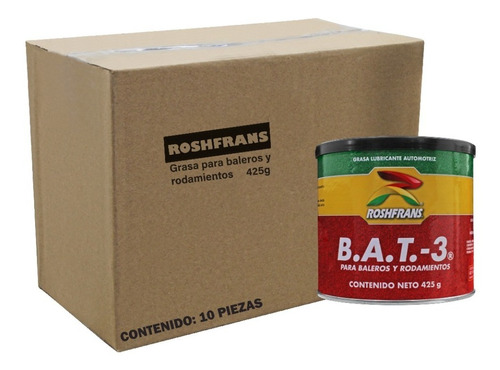 Kit Grasa Lubricante Baleros Y Rodamientos 425g Roshfrans 