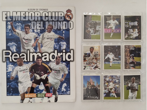 Futbol Colección Del Real Madrid Álbum Y Estampas Año 2004