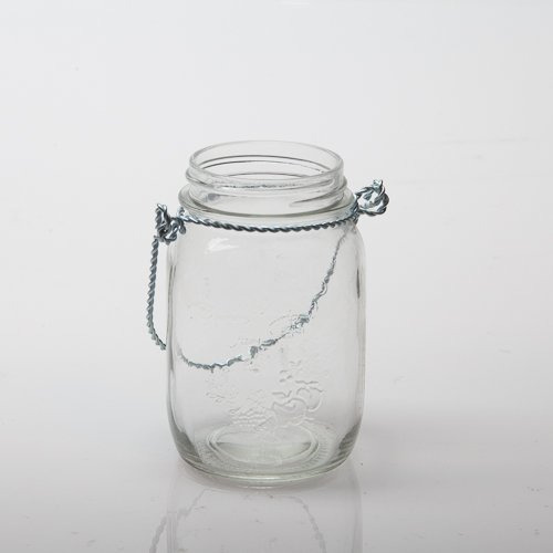 Eastland  Jarron Vidrio Mason Jar Mango Conjunto 6