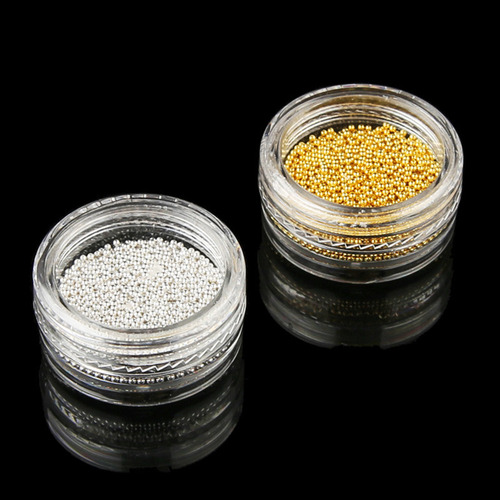 Minicuentas Redondas Para Decoración De Uñas Hechas A La Mod