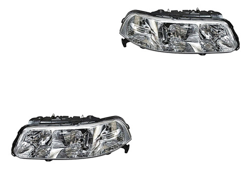 Par Faros Vw Pointer Gti 2003-2004-2005 Doble As F/crom Tyc