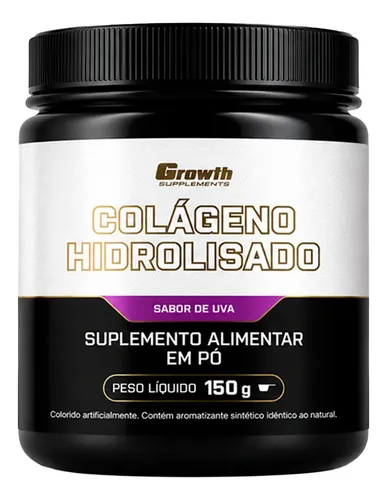 Colágeno Hidrolisado 150g Growth Supplements Uva