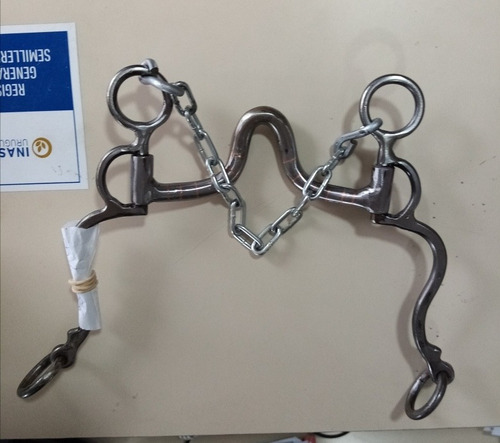 Imagen 3 de 3 de Freno Para Caballo Puente Bocado Entero