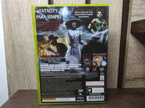 Jogo Mortal Kombat Original Para Xbox 360 - Midia Fisica (Usado)