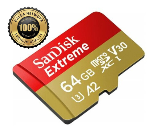 Tarjeta Memoria Micro Sd Sandisk Extreme 64 Gb 170mb/s