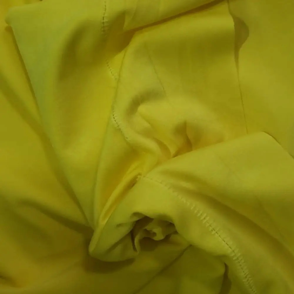 Tecido Suplex Liso Amarelo de 5 Metros para Moda Fitness