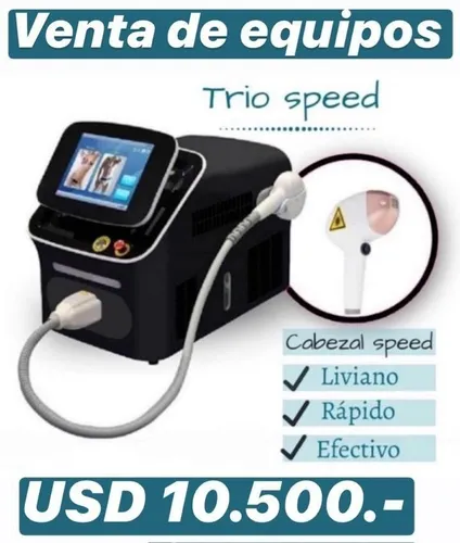 Depiladora Laser Diodo Trio Ice Titanium Speed. Alquiler