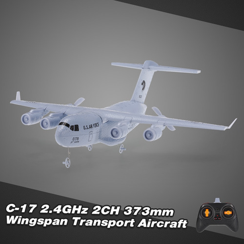 Avion Transporter C-17 Rc 373 Mm Envergadura 2.4 Ghz 2 Can