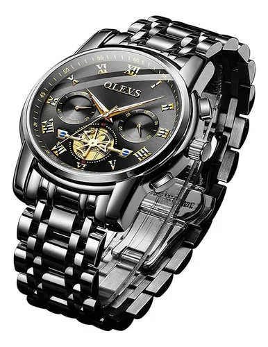comprar Reloj Olevs Business Para Hombre De Acero Inoxidable Con Esf