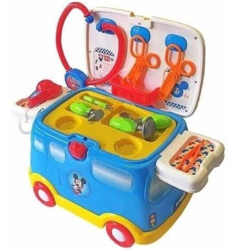 Autito Caminador Set De Doctor Mickey