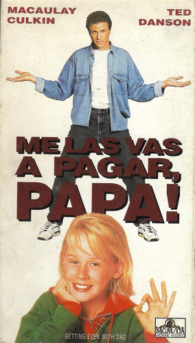 Me Las Vas A Pagar Papa Vhs Macaulay Culkin Ted Danson