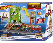 Comprar Hot Wheels City Track Estacion De Gasolina Con Cargadores Ev
