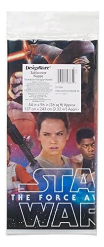 Amscan Star Wars Episodio Vii Mantel De Plástico Para Mesa,