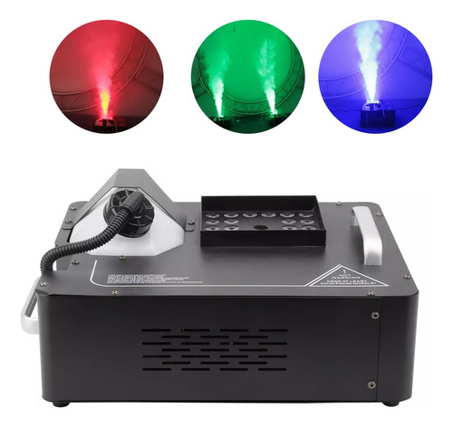 Maquina De Humo 1500w 24 Led Rgb Automática Dmx