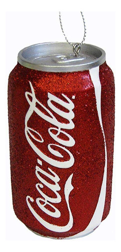 Kurt Adler - Adorno Clásico De Lata De Coca-cola Con Purpu.