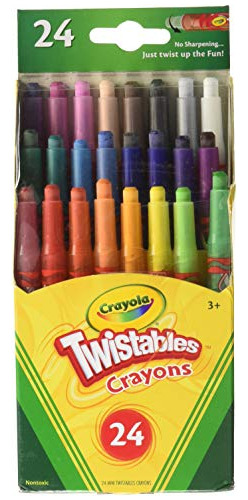 Crayola Twistables Mini Crayons 24 C/u (paquete De 2)