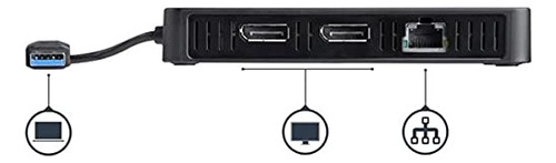 Startech.com Minidock Usb 3.0 - Acoplamiento Usb-a Para Dos