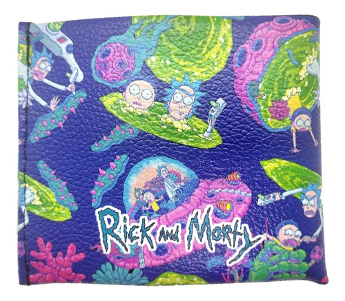 Imagen 3 de 5 de Billetera Shakka Rick And Morty Muy Lejano