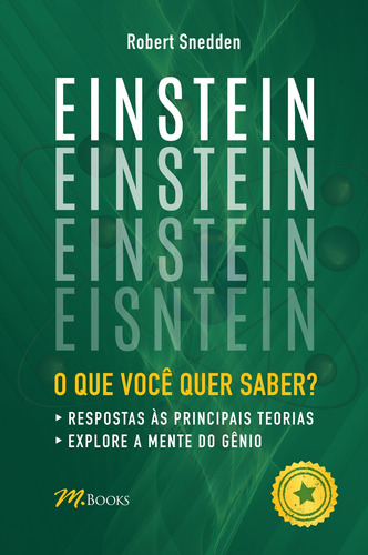 EINSTEIN: O que você quer saber?, de Snedden, Robert. M.Books do Brasil Editora Ltda, capa mole em português, 2021
