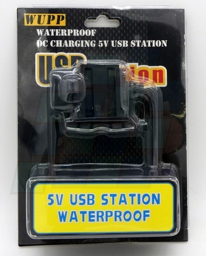 Cargador Doble Usb Cable Cuatri Nautica Moto Impermeable 12v