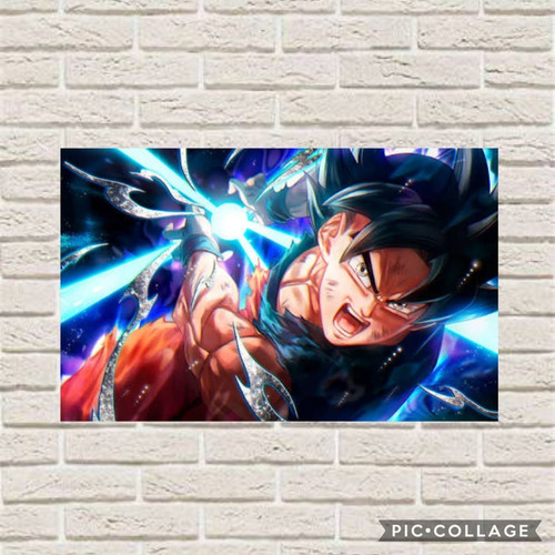 Poster Decorativo Dragon Ball Super Goku Instinto Superior Q