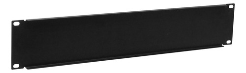 Linkmade 2u Tapa Cubre Espacio Rack 19 Pulgadas Fierro Negro