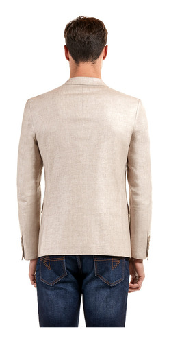 Imagen 3 de 4 de Blazer Hombre Aprez Beige New Man