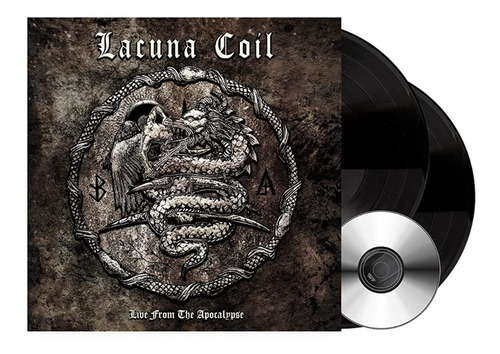 Lacuna Coil Live From The Apocalypse 2 Lp Vinil + DVD Gtfold
