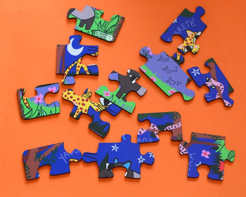 Imagen 4 de 10 de Rompecabezas Madera Juego Infantil Didactico Niños Animales