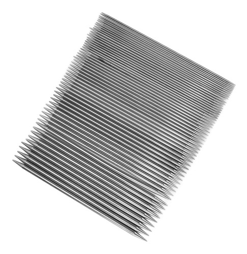 Agulha De Tricô De Ponta Dupla 55pcs Aço Inoxidável