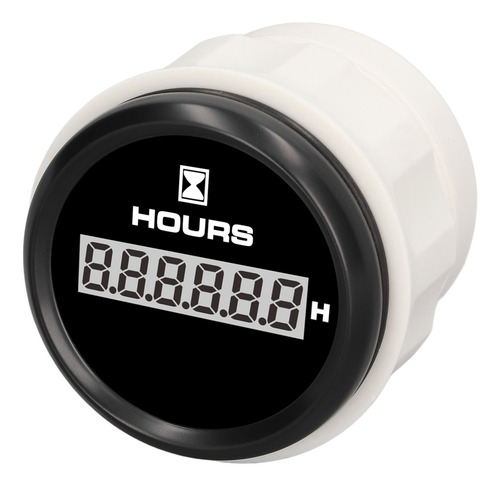 Medidor Horario Digital De 52 Mm 099999.9h, Esfera Negra 7