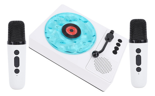 Micrófono Inalámbrico Nocturno Con Altavoz Bt Portátil Blanc